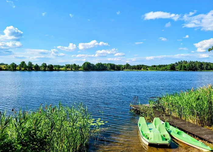 Dom wakacyjny Wczasymazurskie - Całoroczny Piwonia Mazury Z Prywatną Plażą